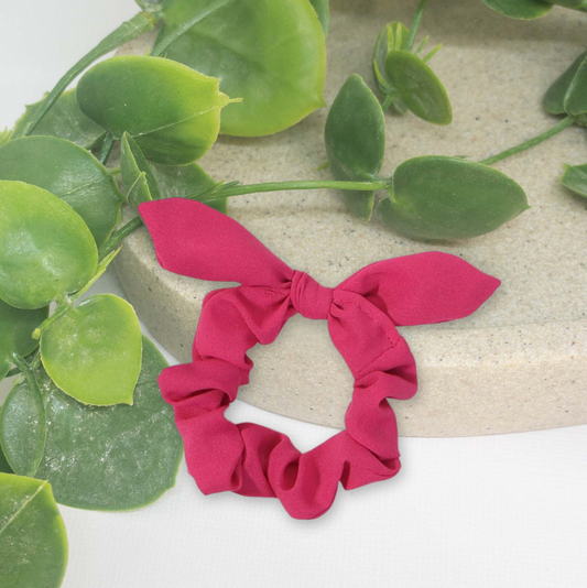 Pink | Bow Scrunchie