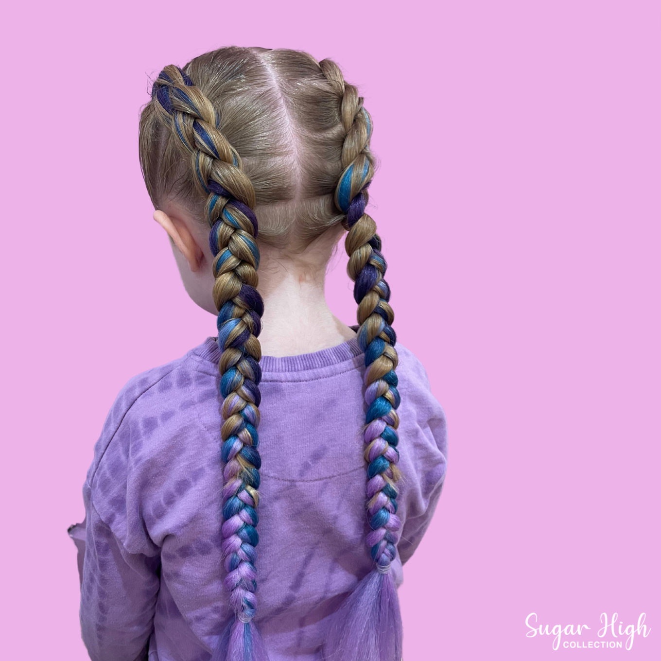 Little Mermaid | Coloured Braiding Hair Extensions