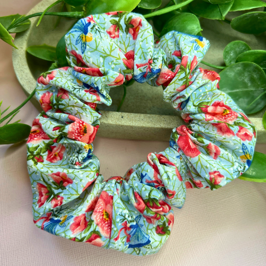 Spring Flower | Floral Scrunchie