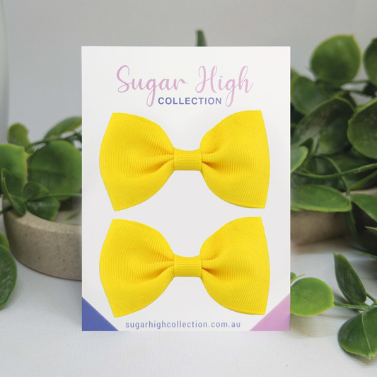 Yellow | Petite Hair Bows