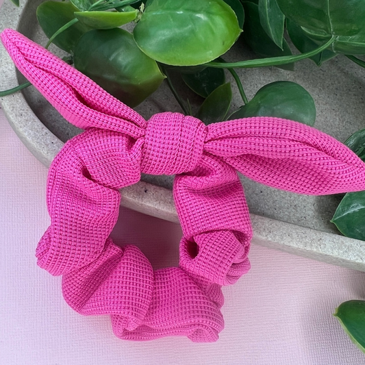 Pink | Bow Scrunchie