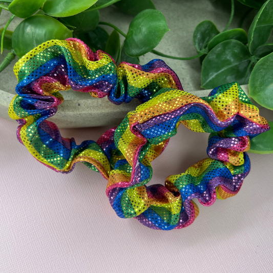 Rainbow Stripe | Unicorn Scrunchie