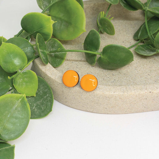 Fruit Crush | Wooden Stud Earrings