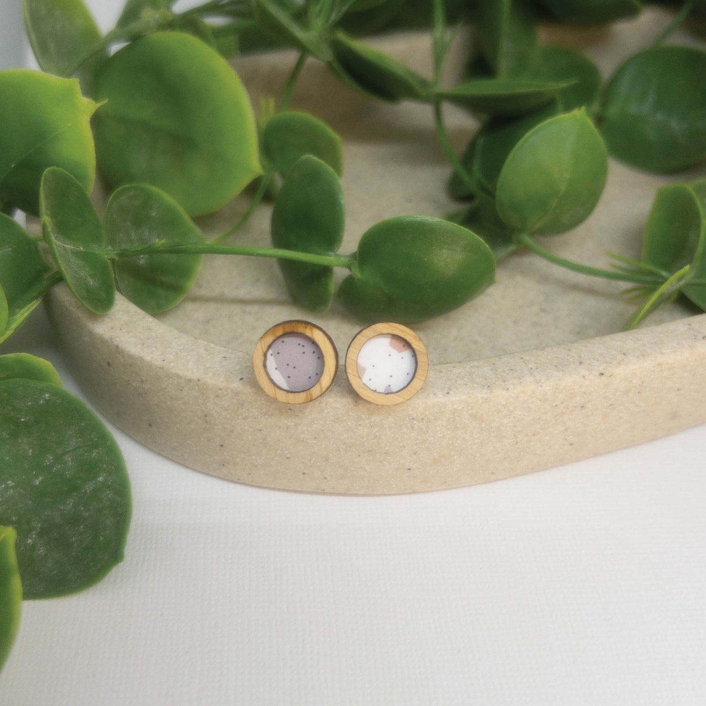 Urban Treasures | Wooden Statement Stud Earrings