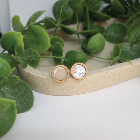 Urban Treasures | Wooden Statement Stud Earrings