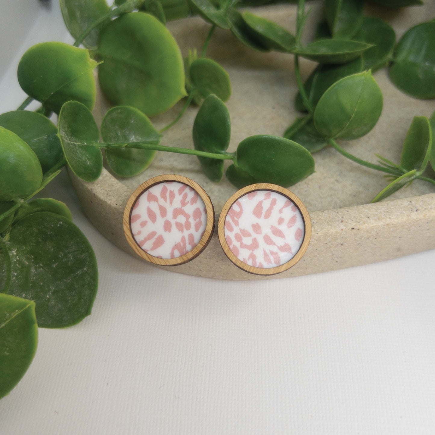 Be Wild | Wooden Statement Stud Earrings