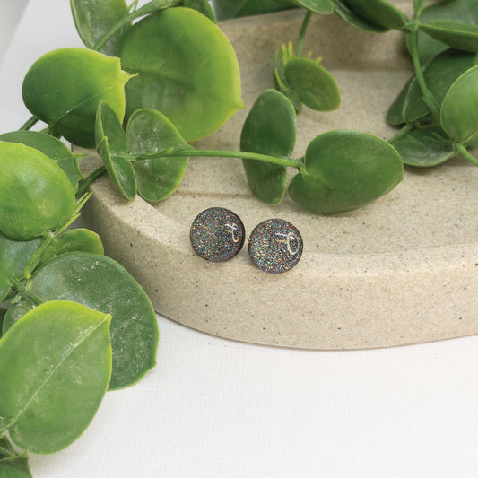 Twinkle Twinkle | Wooden Stud Earrings