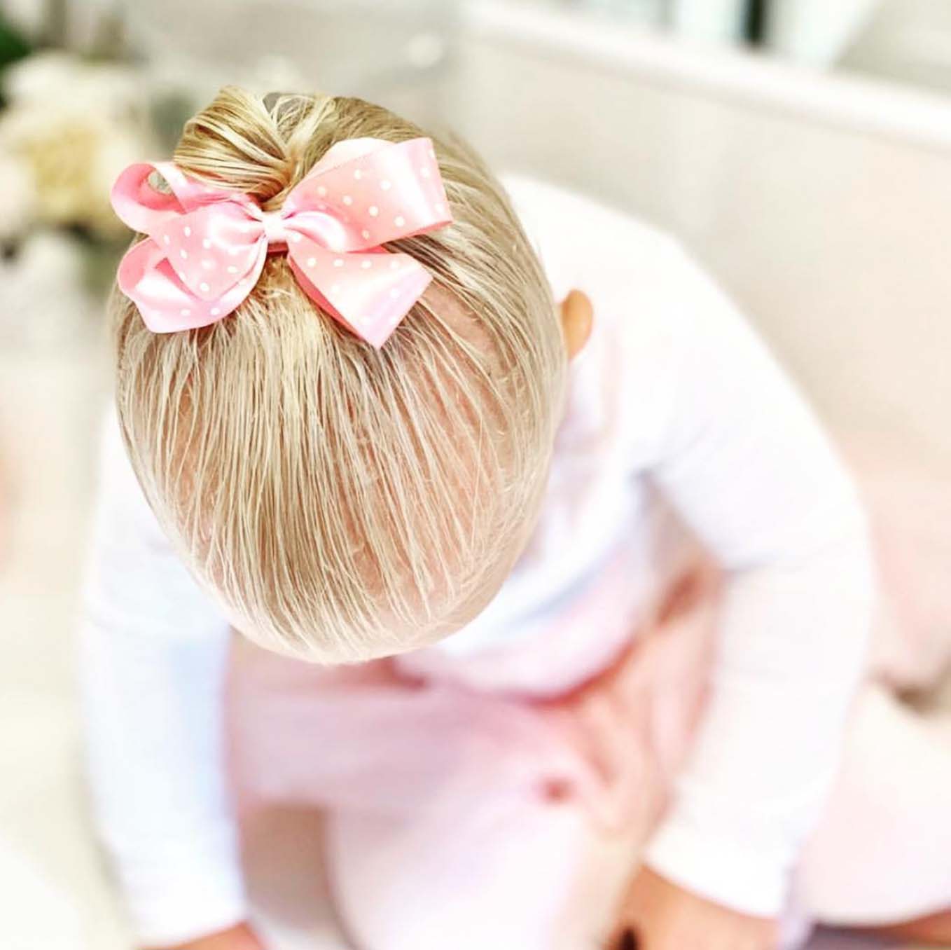 Pink | Zali Girl Hair Bow - Small