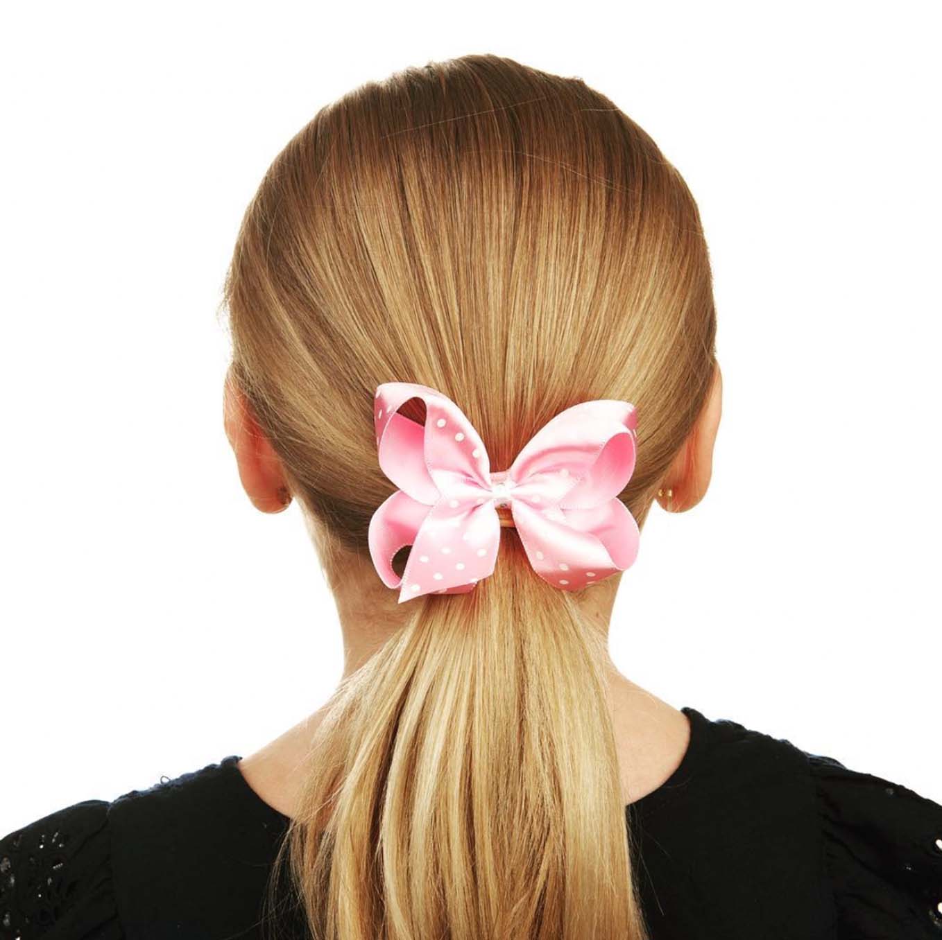 Pink | Zali Girl Hair Bow - Small